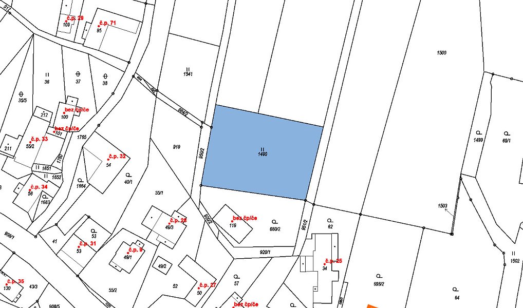 Prodej pole 356 m², Dvůr Králové nad Labem – náhled fotky 2