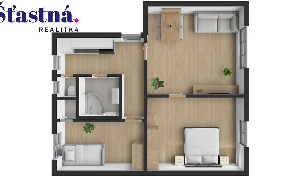 Prodej bytu 3+1 55 m², Písek – náhled fotky 19