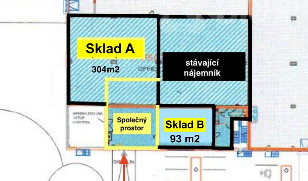 Pronájem skladovacích prostor 429 m², Říčany – náhled fotky 2