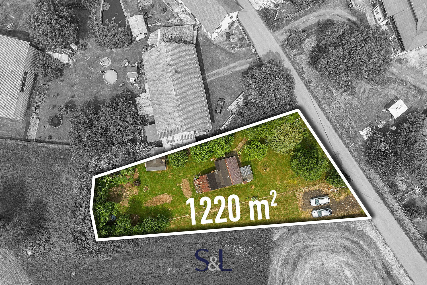 Prodej stavebního pozemku 1 220 m² – fotografie 3