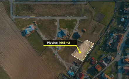 Prodej stavebního pozemku 1 668 m², Ráby, okres Pardubice
