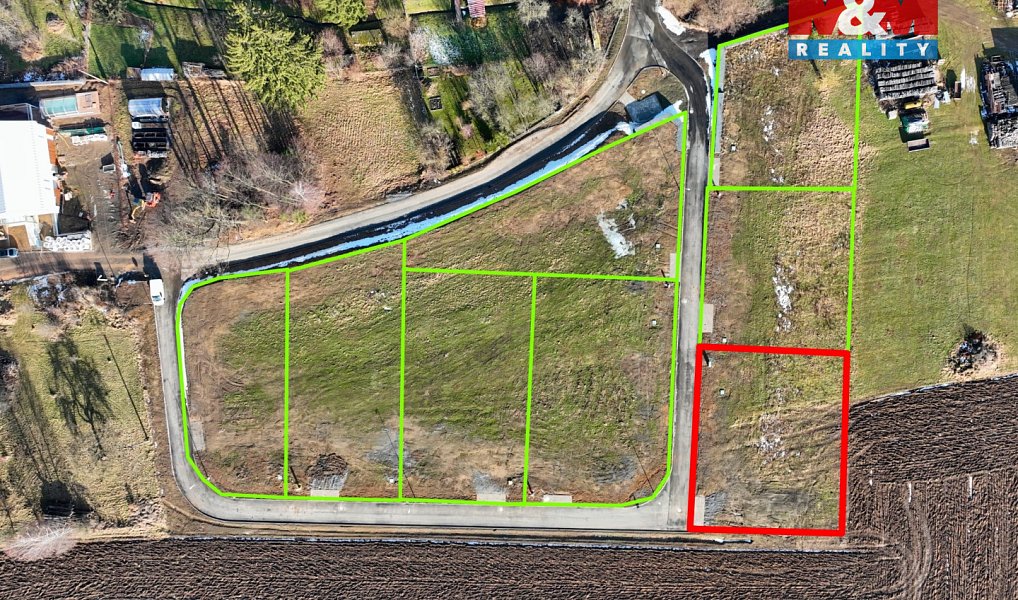 Prodej stavebního pozemku 822 m², Nová Ves u Chotěboře – náhled fotky 2