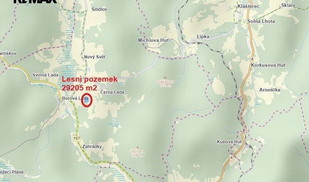 Prodej lesa 29 205 m², Borová Lada – náhled fotky 7