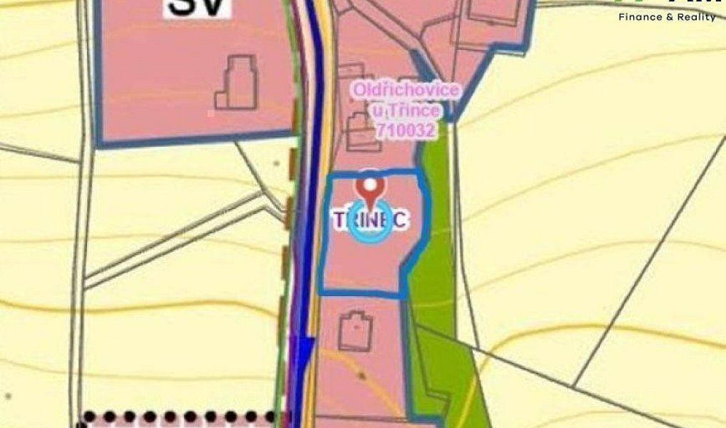 Prodej stavebního pozemku 1 070 m², Třinec – náhled fotky 3