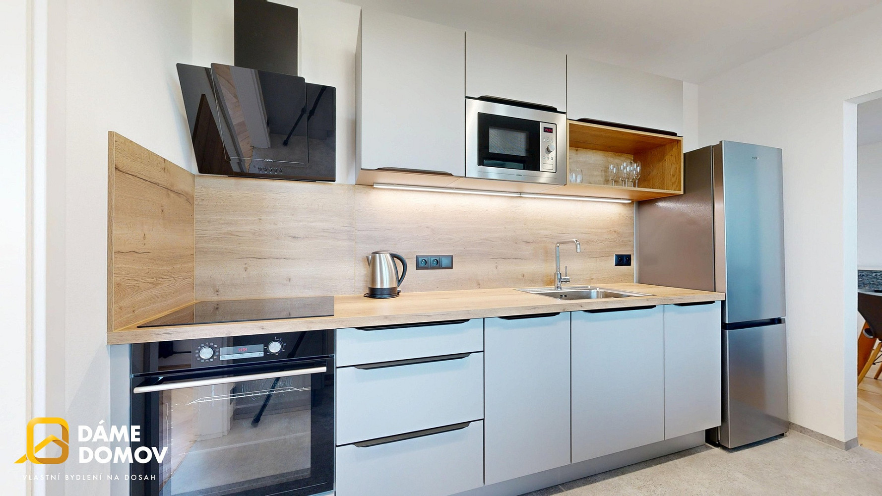 Pronájem bytu 2+1 63 m² – pohled 2