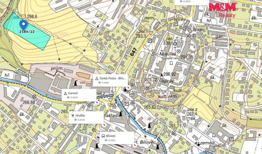 Prodej stavebního pozemku 4 600 m², Bílovec – náhled fotky 6