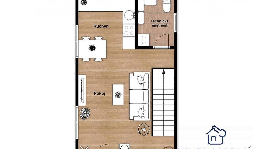 Prodej chaty/chalupy 75 m² s pozemkem 276 m², Sázava – náhled fotky 19