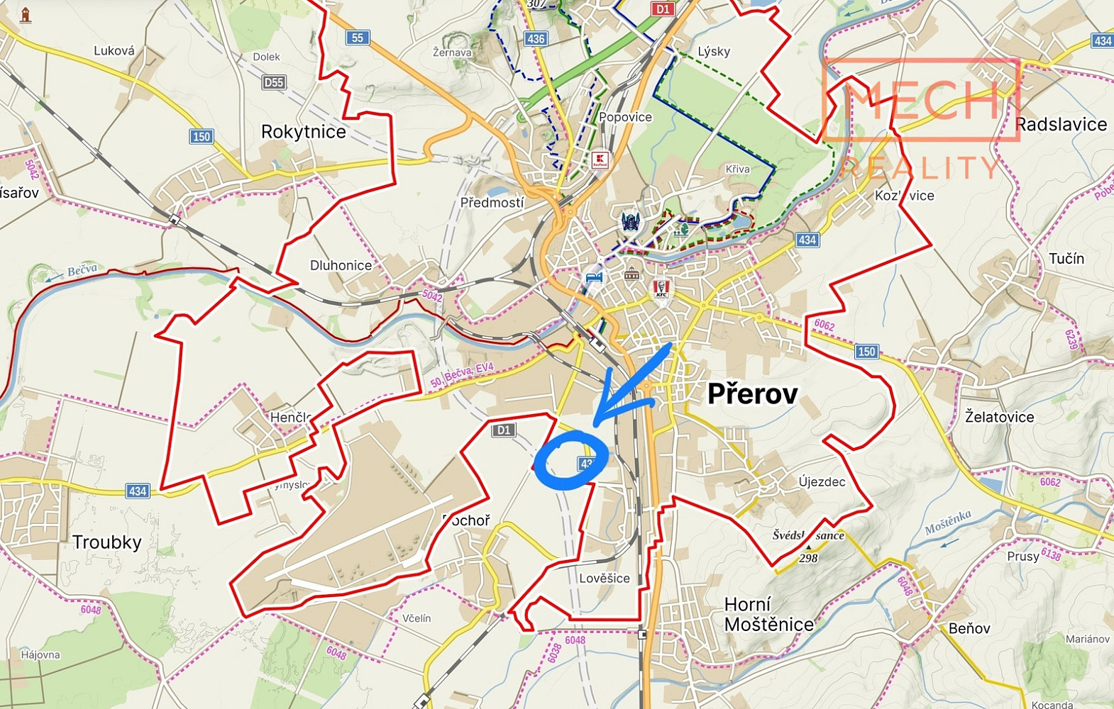 Prodej komerčního pozemku 4 850 m² – fotografie 3