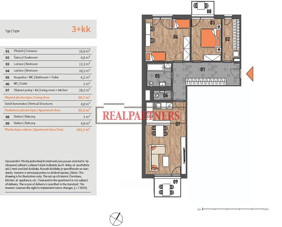 Prodej bytu 3+kk 103 m² – fotografie 2