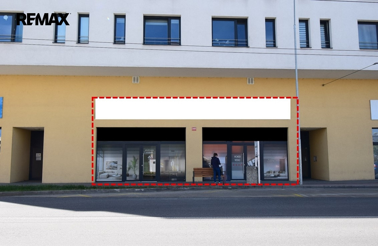 Pronájem obchodních prostor 176 m²