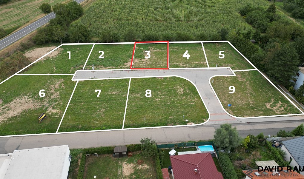 Prodej stavebního pozemku 600 m², Rajhrad – náhled fotky 4