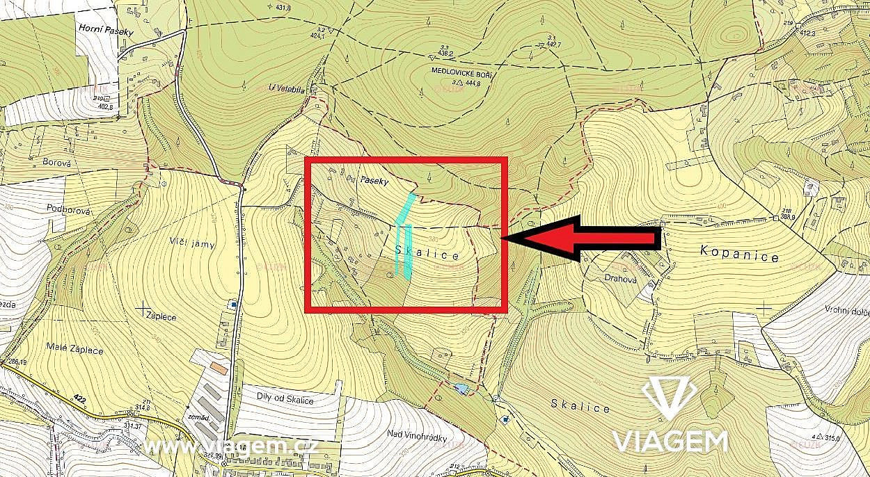 Prodej pole 2 451 m² – fotografie 3