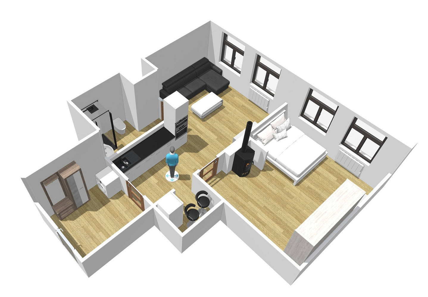 Prodej bytu 2+kk 45 m² — photo 3