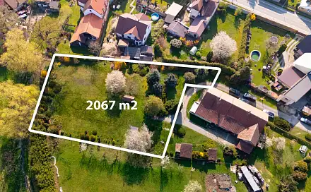 Prodej stavebního pozemku 2 067 m², Vrchlického, Holice - Staré Holice, okres Pardubice