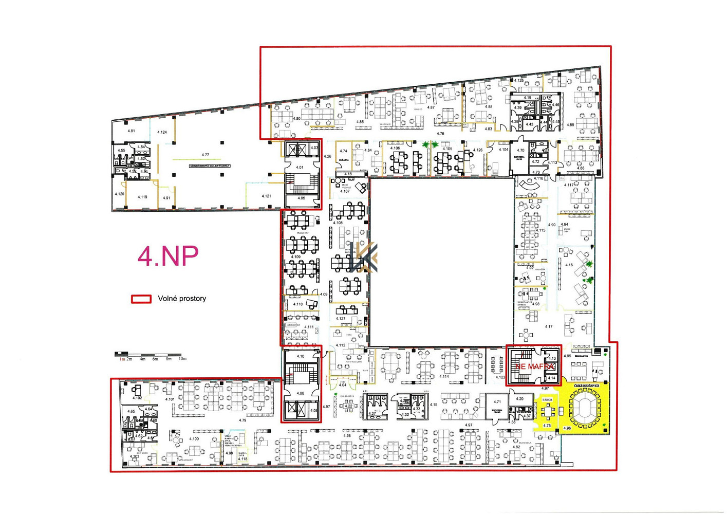 Pronájem kanceláře 2 208 m² – fotografie 4