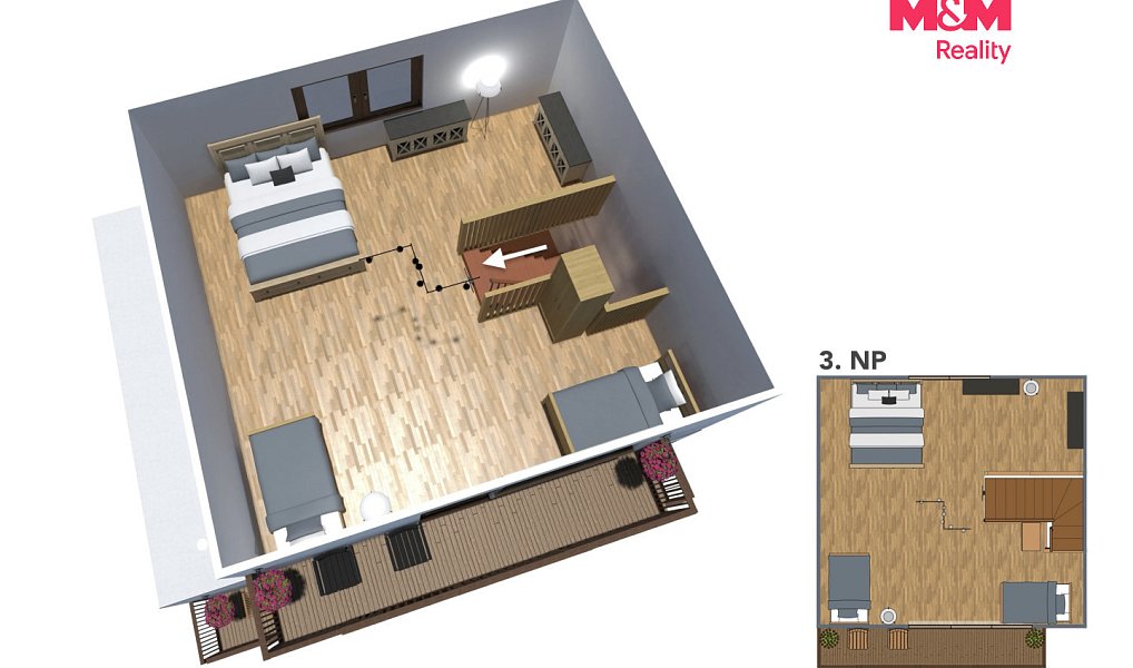 Prodej chaty/chalupy 120 m² s pozemkem 1 639 m², Šemnice – náhled fotky 20