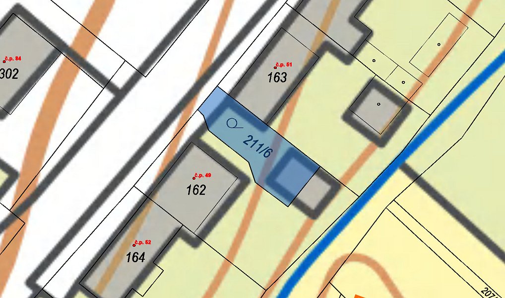 Prodej stavebního pozemku 146 m², Opočno – náhled fotky 3