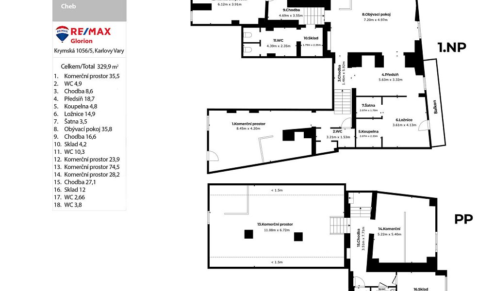 Prodej obchodních prostor 253 m², Cheb – náhled fotky 28