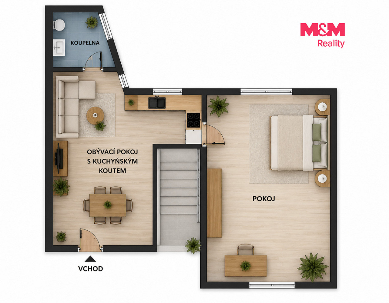 Pronájem bytu 2+kk 50 m² — photo 3
