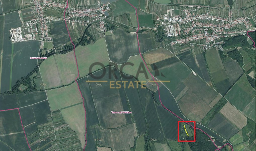 Prodej pole 1 137 m², Tasov – náhled fotky 3