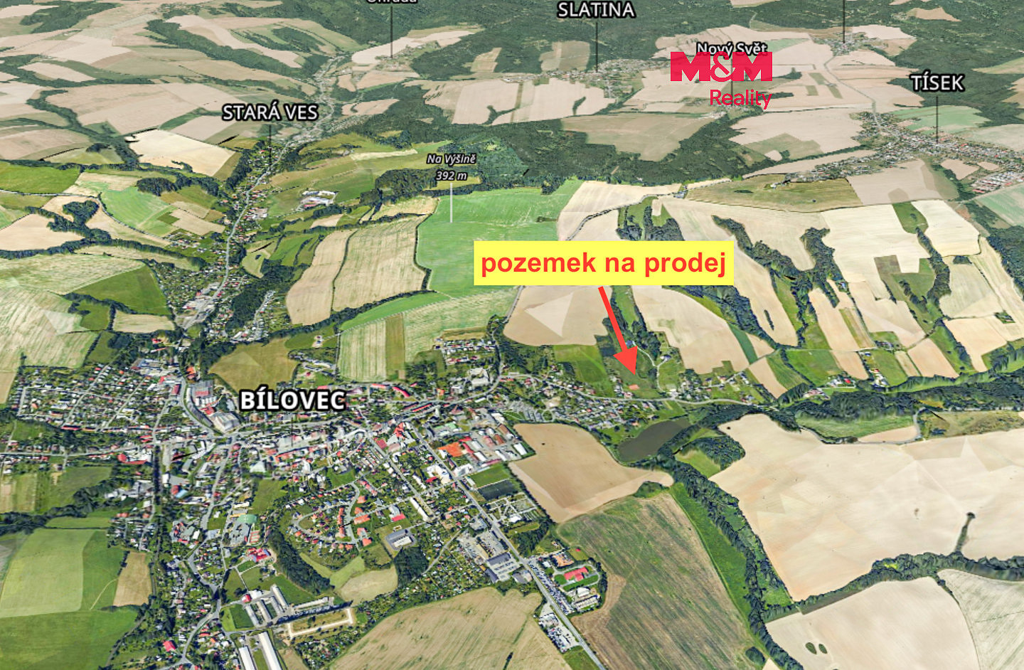 Prodej stavebního pozemku 1 138 m²