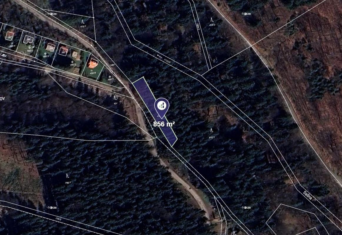 Prodej lesa 856 m²