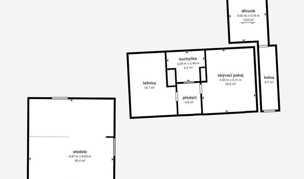 Prodej chaty/chalupy 48 m² s pozemkem 722 m², Merklín – náhled fotky 25