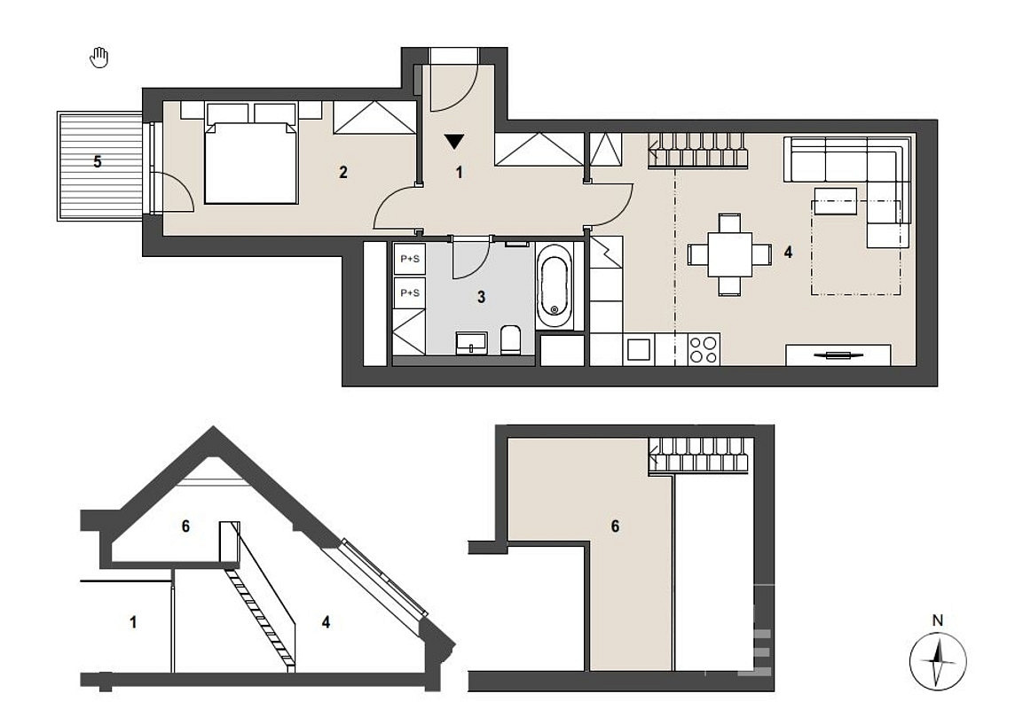 Prodej bytu 2+kk 61 m² – fotografie 4