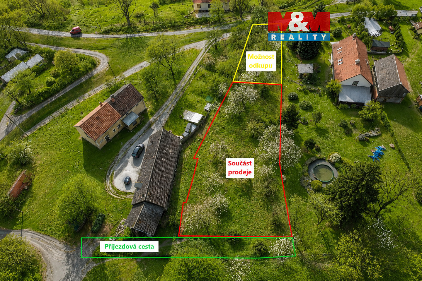Prodej stavebního pozemku 817 m²