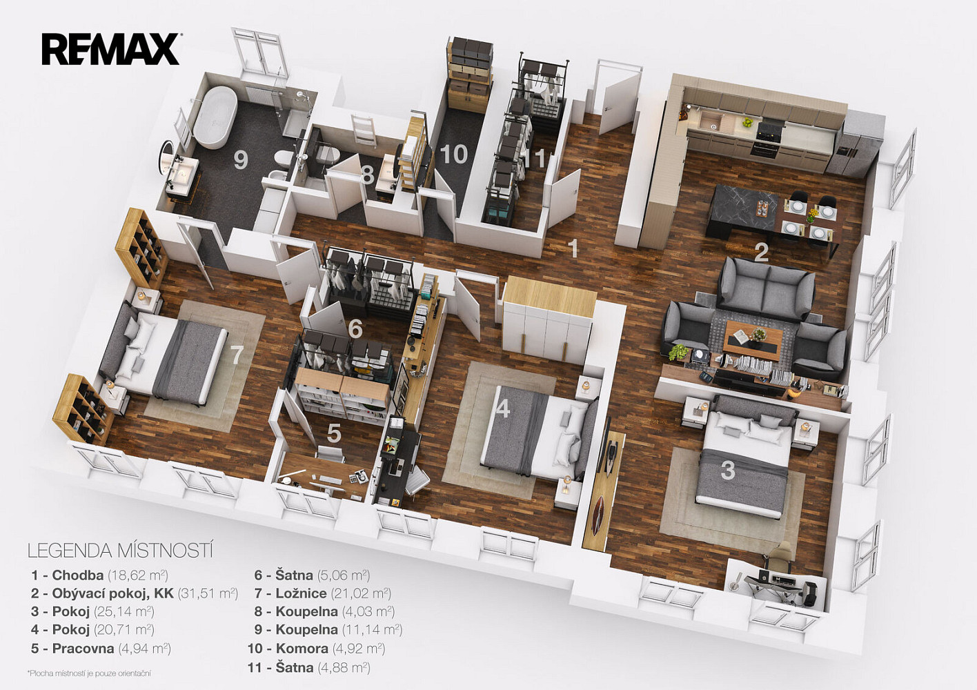 Prodej bytu 4+kk 151 m² – fotografie 3