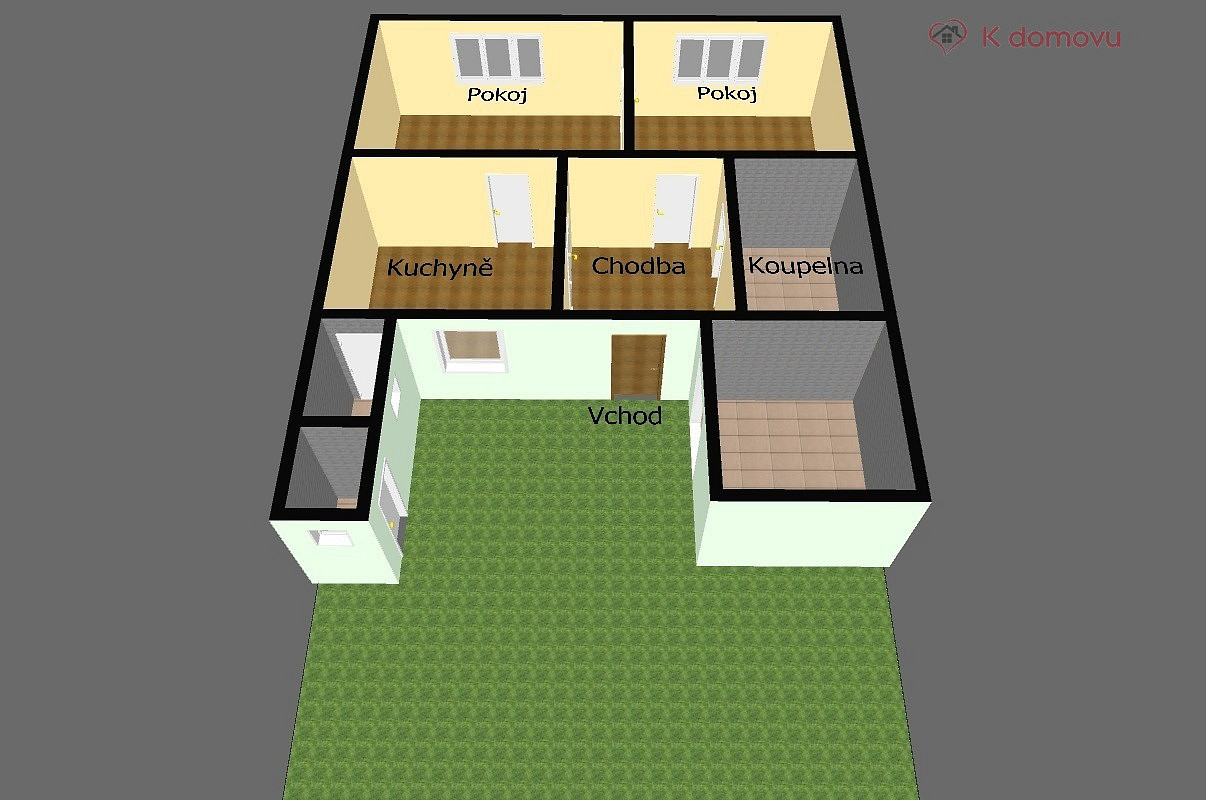 Prodej domu 69 m² s pozemkem 201 m² — photo 2