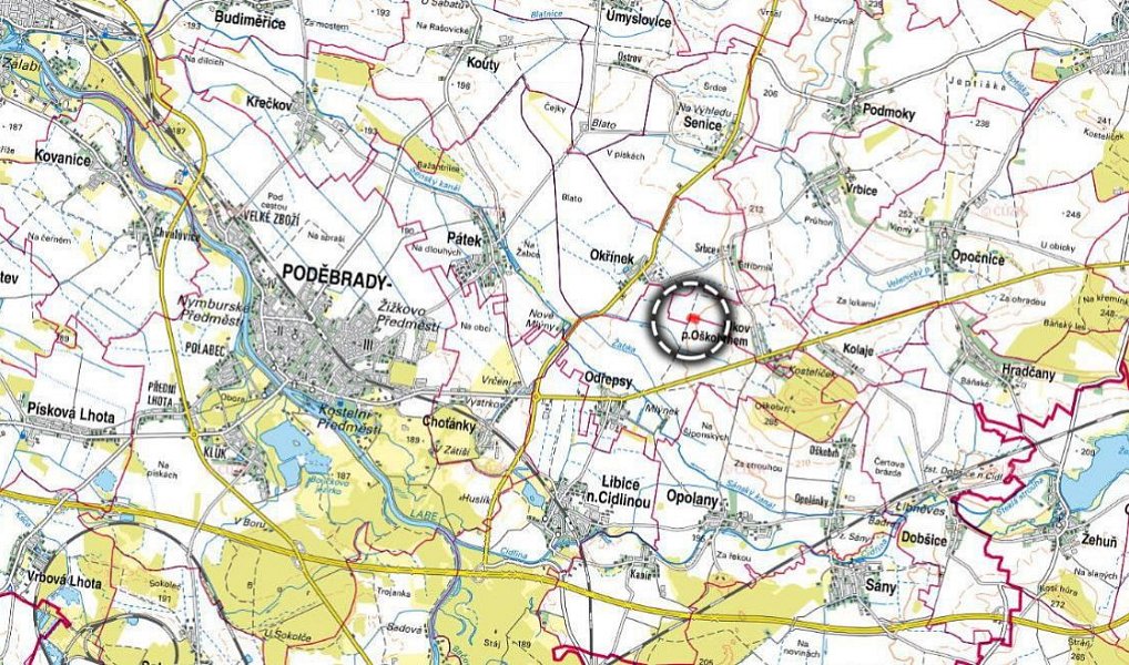 Prodej pole 7 161 m², Odřepsy – náhled fotky 3