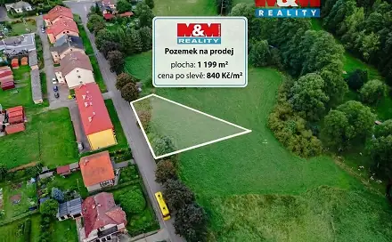 Prodej stavebního pozemku 1 199 m², Meziměstí, okres Náchod