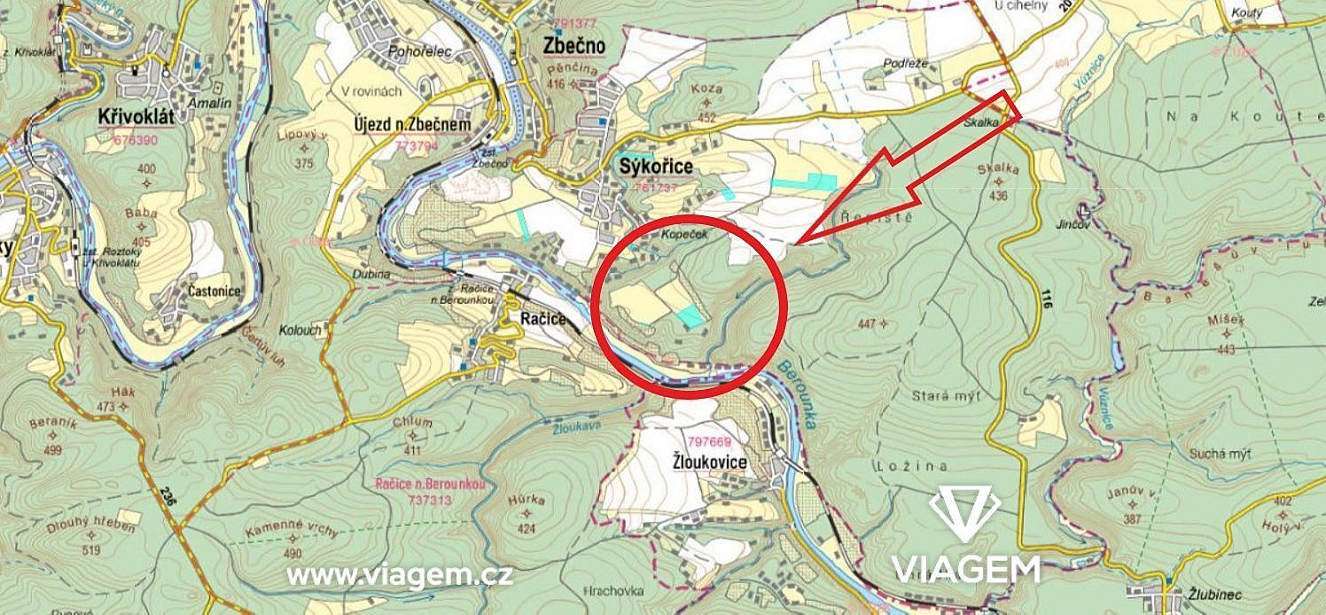 Prodej pole 7 635 m² – fotografie 3
