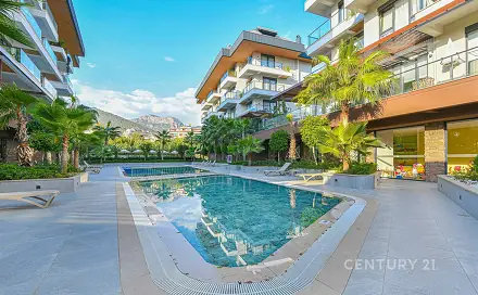 Prodej bytu 2+kk 50 m², Alanya, Antalya, Turecko
