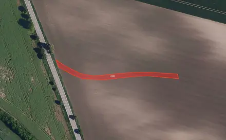 Prodej pole 1 101 m², Násedlovice, okres Hodonín