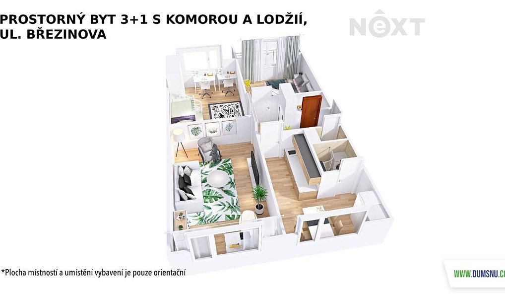 Pronájem bytu 3+1 73 m², Šumperk – náhled fotky 19