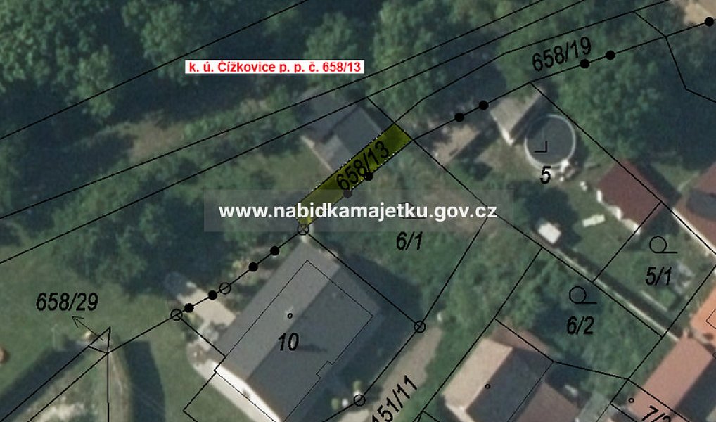 Prodej pozemku, 29 m², Litoměřice, Čížkovice