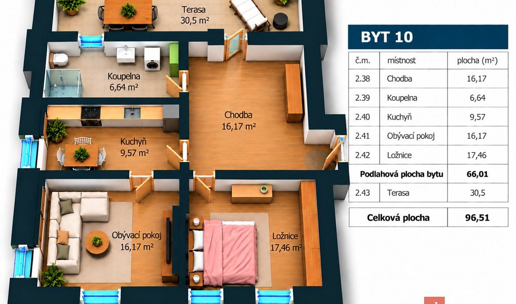 Prodej bytu 2+1 66 m², Jablonec nad Nisou – náhled fotky 6