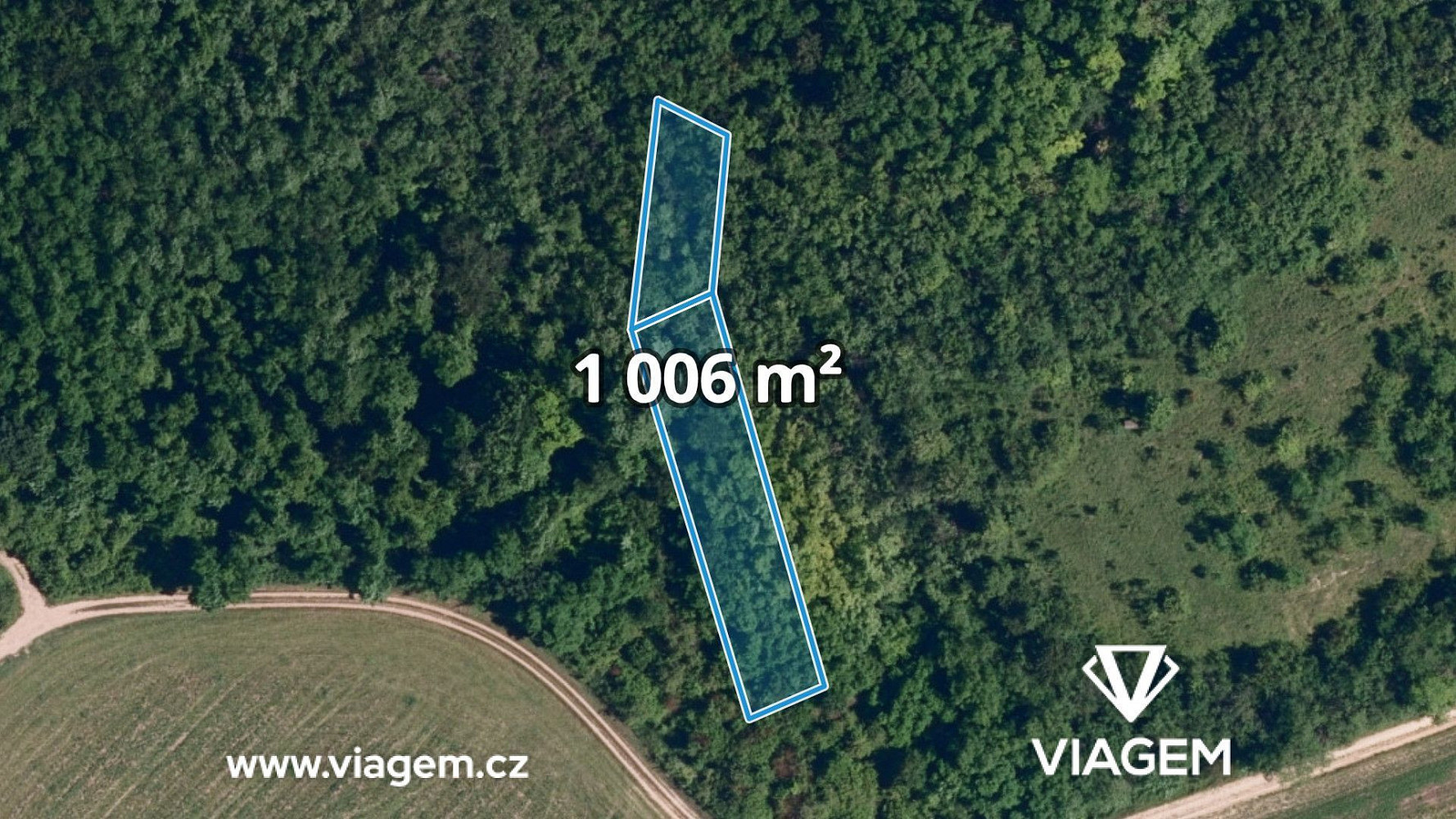 Prodej lesa 628 m²
