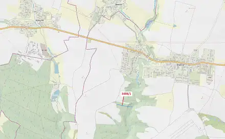Dražba lesa 1 957 m², Dražice