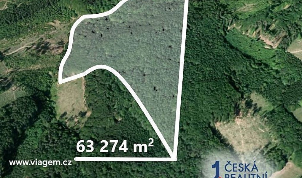 Prodej pole 6 084 m², Luhačovice – náhled fotky 2