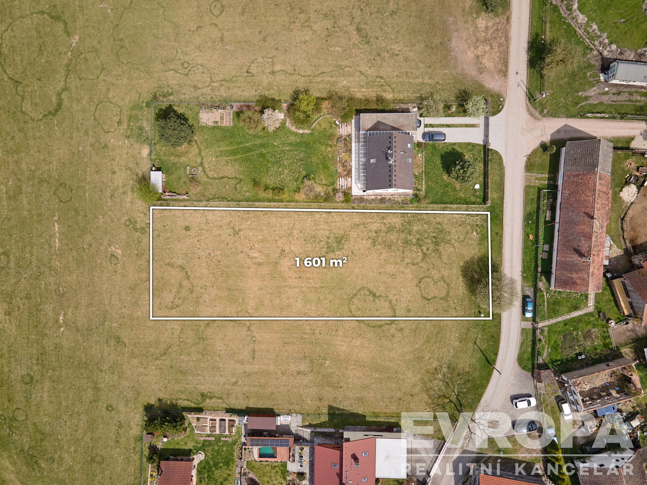 Prodej stavebního pozemku 1 601 m²
