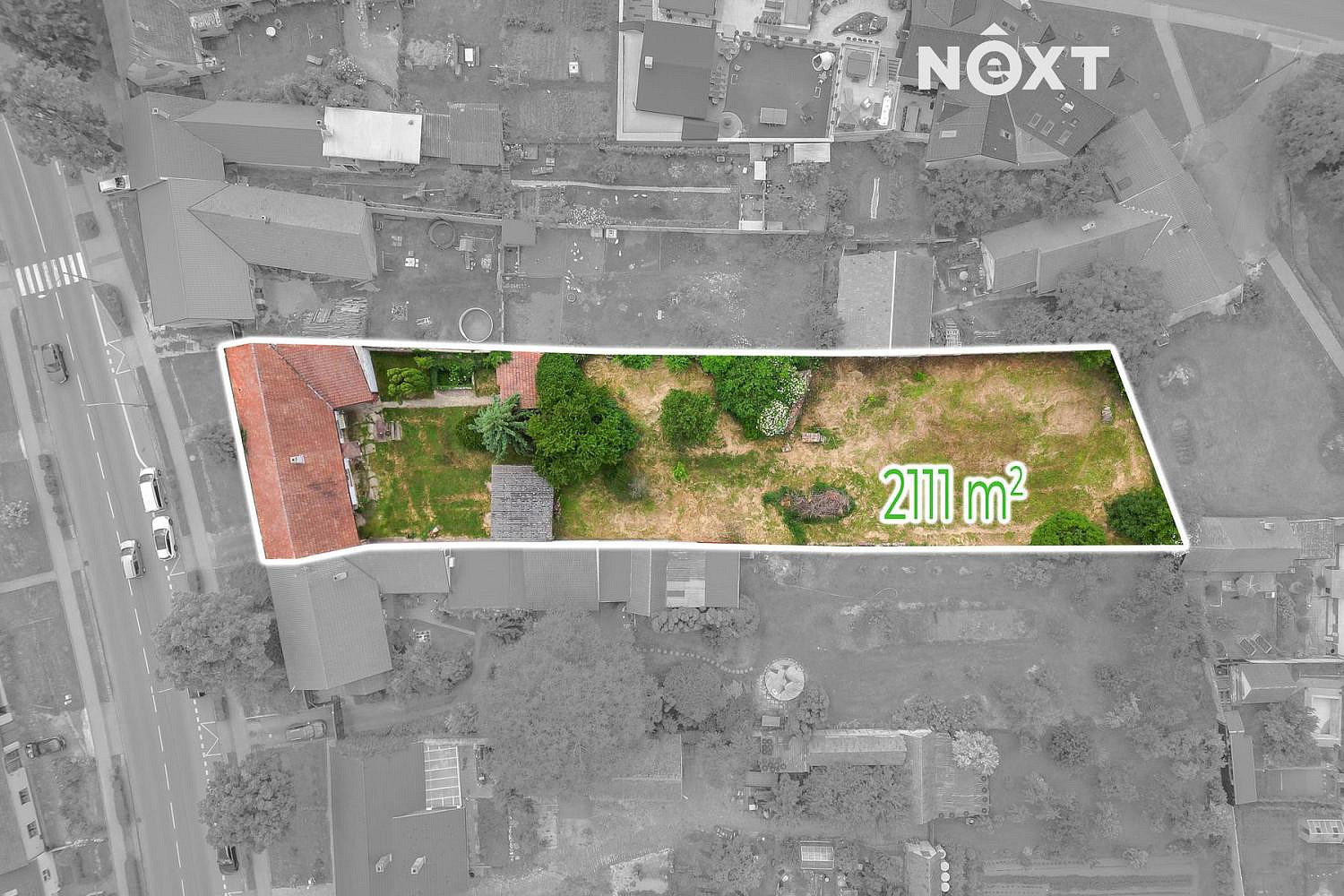 Prodej stavebního pozemku 2 111 m²