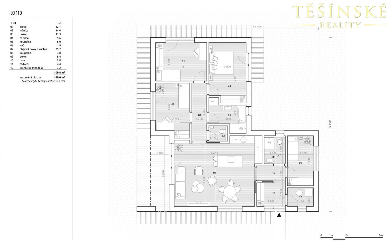 Prodej stavebního pozemku 1 246 m² – fotografie 4