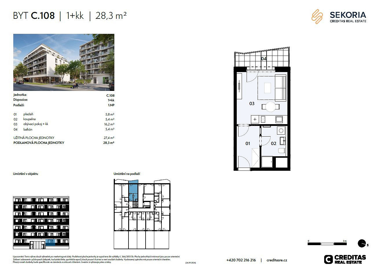 Prodej bytu 1+kk 27 m² – fotografie 5