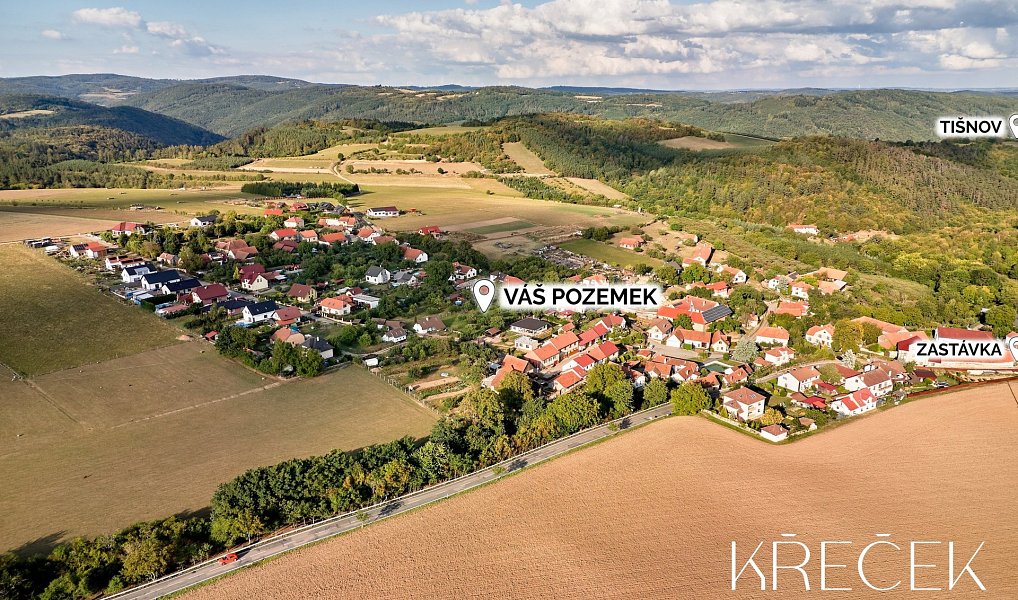 Prodej stavebního pozemku 1 792 m², Kaly – náhled fotky 14