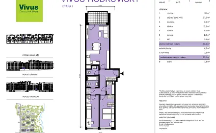 Prodej bytu 3+kk 80 m², Modřanská, Praha 4