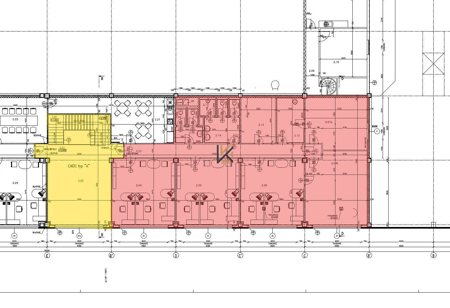 Pronájem kanceláře 358 m² – fotografie 4