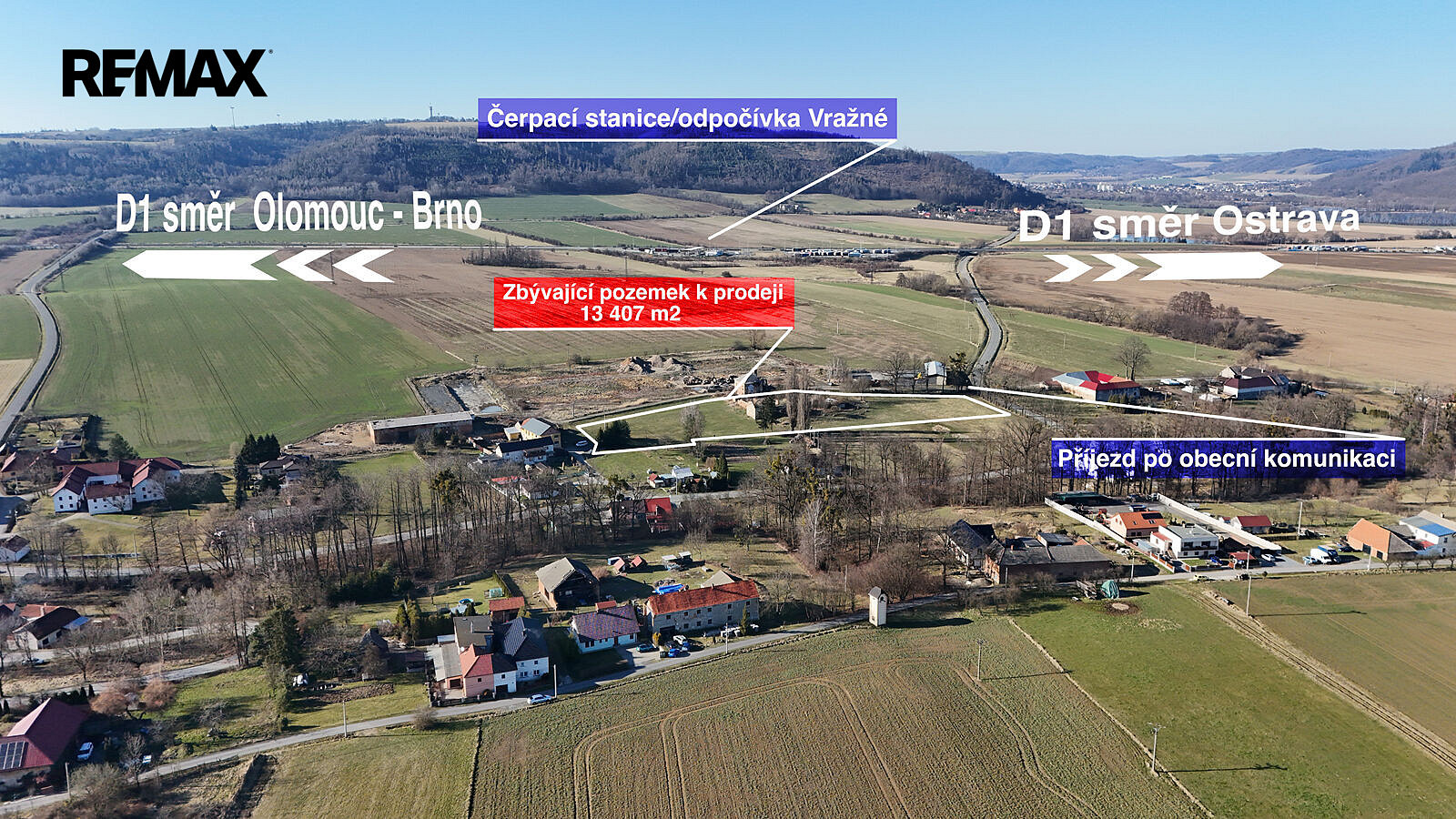 Prodej komerčního pozemku 13 407 m² – fotografie 2